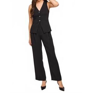 NEW GENTLE FAWN luna straight leg trouser in black